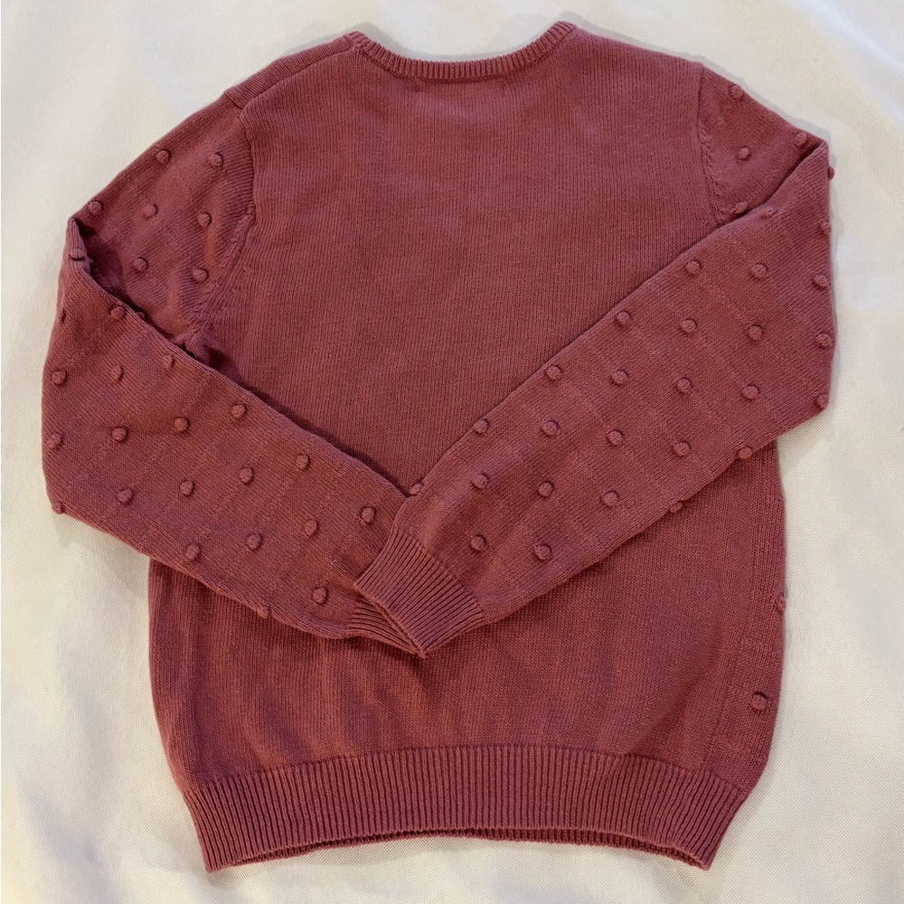 H&M‎ Girl’s Sweater Dusty Rose Size 6x/7 - Picture 5 of 5